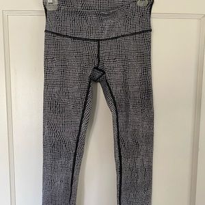 Lululemon full-length leggings, size 4.